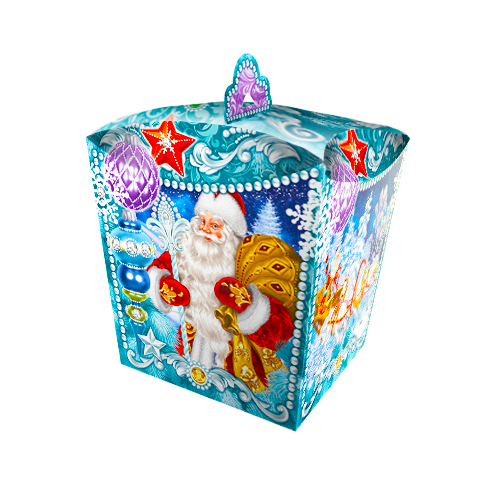 сладкий новогодний подарок Фонарик  Новогодние картинки фольга